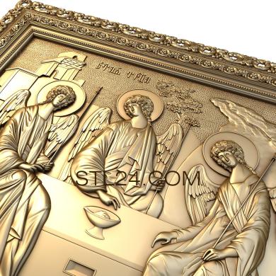 Icons (Icon of the Holy Trinity, IK_0395) 3D models for cnc